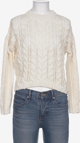 Superdry Sweater & Cardigan in XS in White: front
