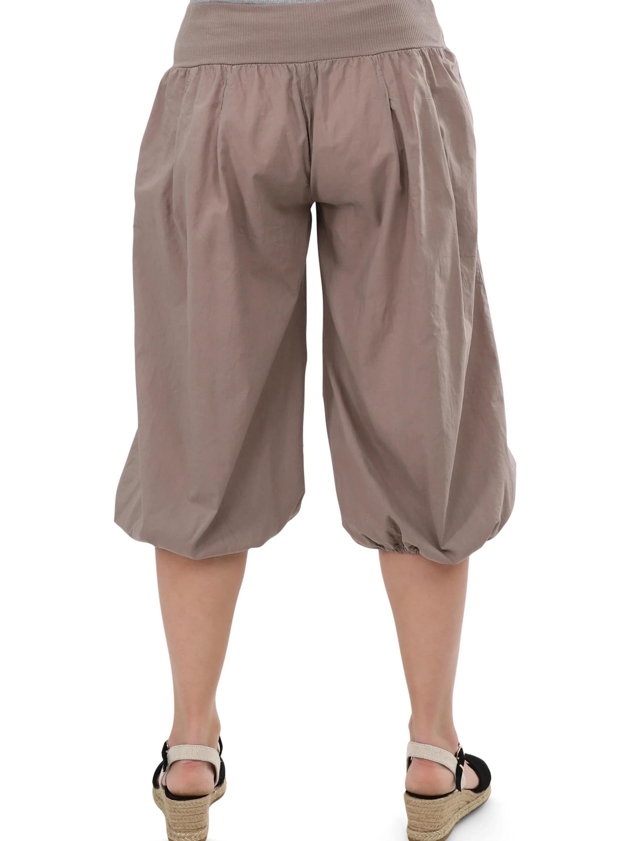 malito more than fashion Loose fit Harem Pants in Brown