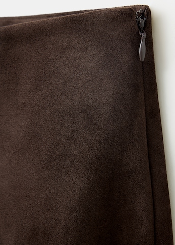 MANGO Skirt 'TOR' in Brown: side