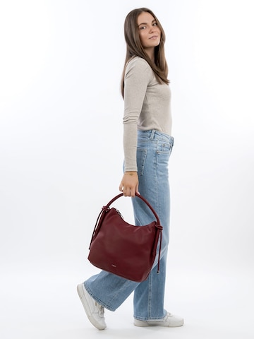 Borsa a mano 'Montpellier RUE 09' di Emily & Noah in rosso