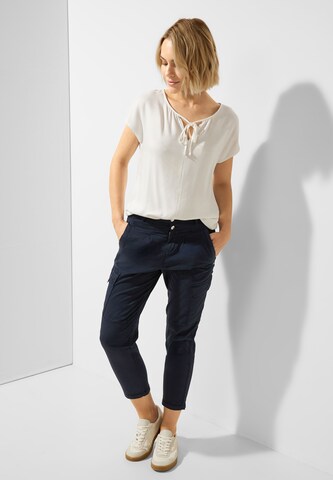 STREET ONE Loose fit Cargo Pants in Blue
