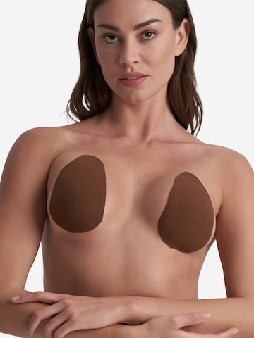 Accessoires soutien-gorge Bye Bra en marron : devant