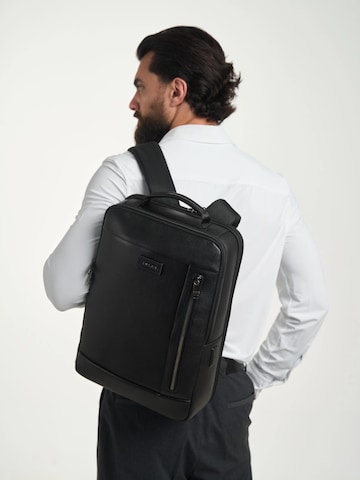 jolar Rucksack 'Dunavor Office'‌‌‌‌‌‌ in Schwarz