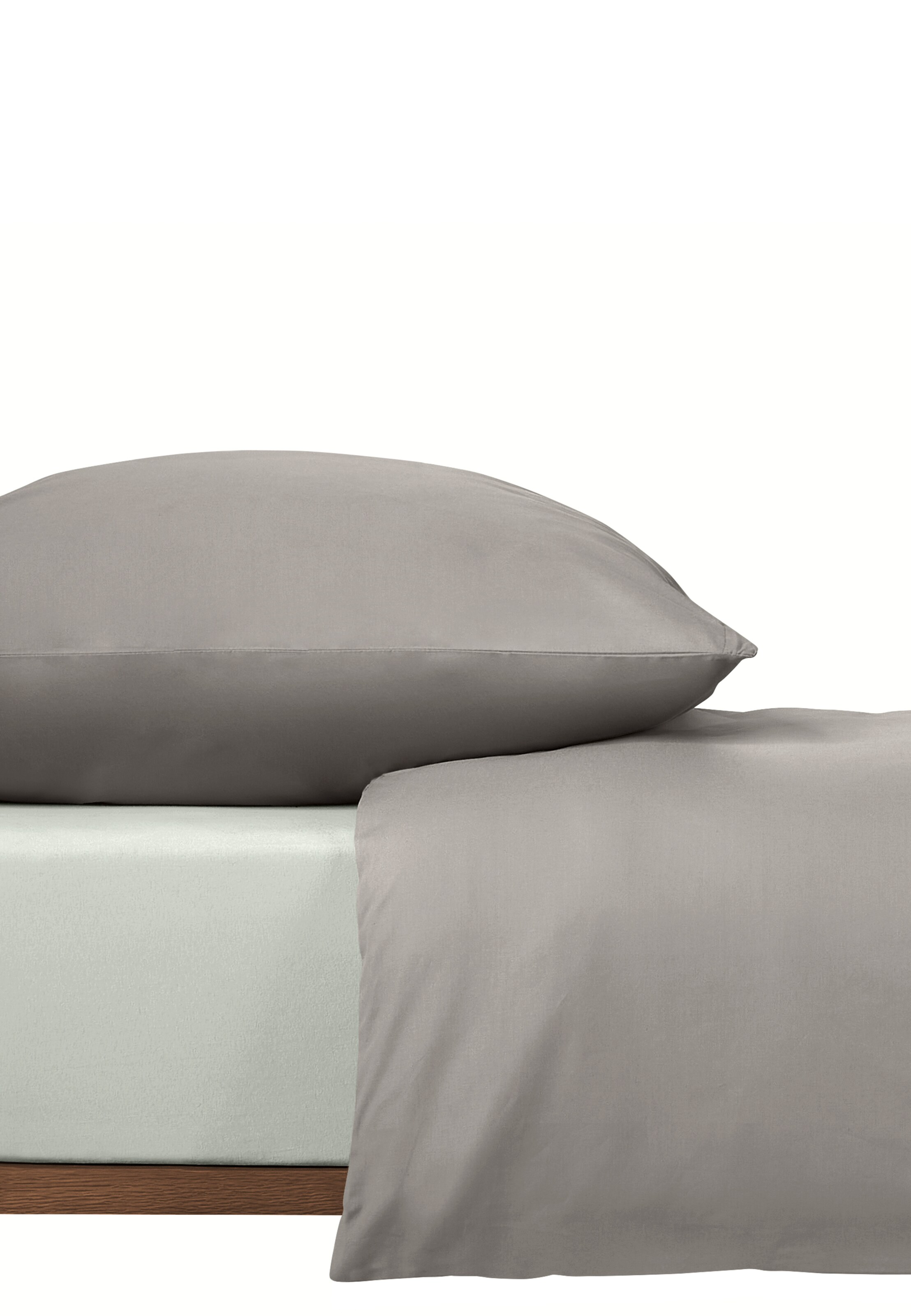 uncover by SCHIESSER Dekbedovertrek 'Soho' in Grijs