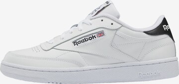 balts Reebok Zemie brīvā laika apavi 'Club C 85': no priekšpuses