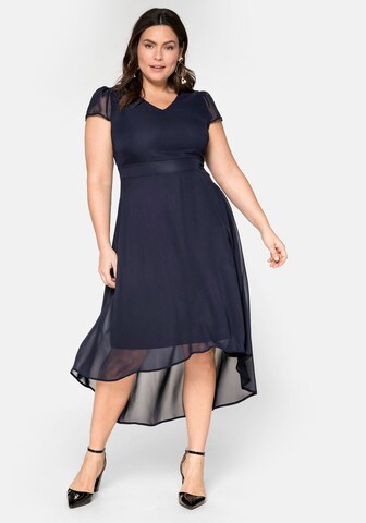 Robe de cocktail SHEEGO en bleu : devant