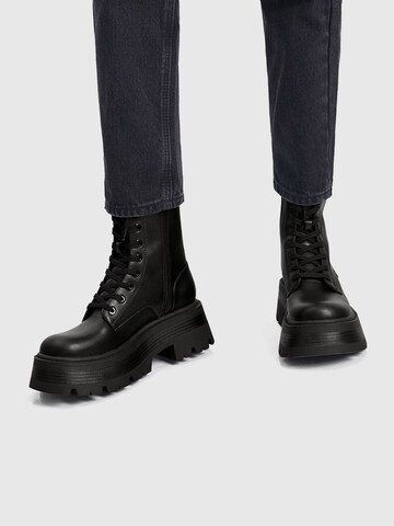 Bottes à lacets Pull&Bear en noir