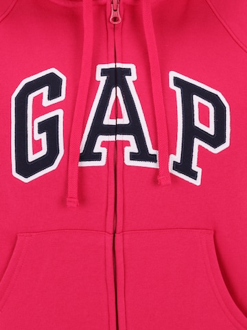 Gap Petite Sweatvest 'HERITAGE' in Rood