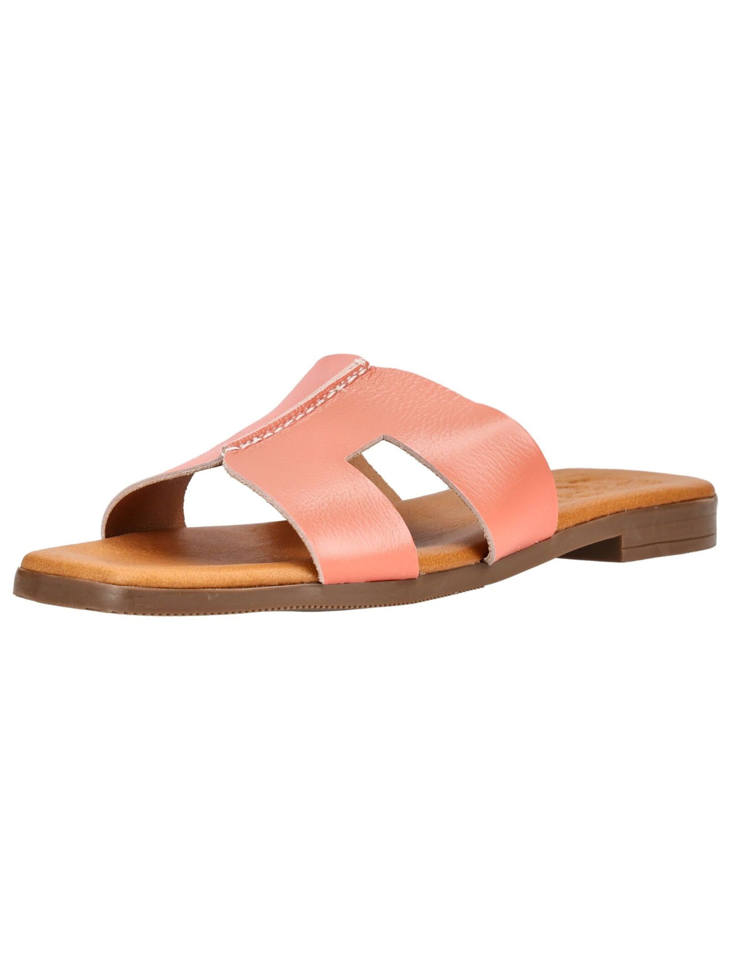 Oh! My Sandals Mules in Orange: front
