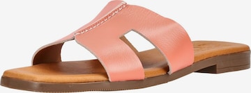 Oh! My Sandals Mules in Orange: front