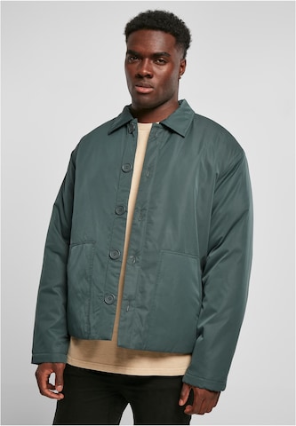 Urban ClassicsPrijelazna jakna 'Utility' - zelena boja: prednji dio