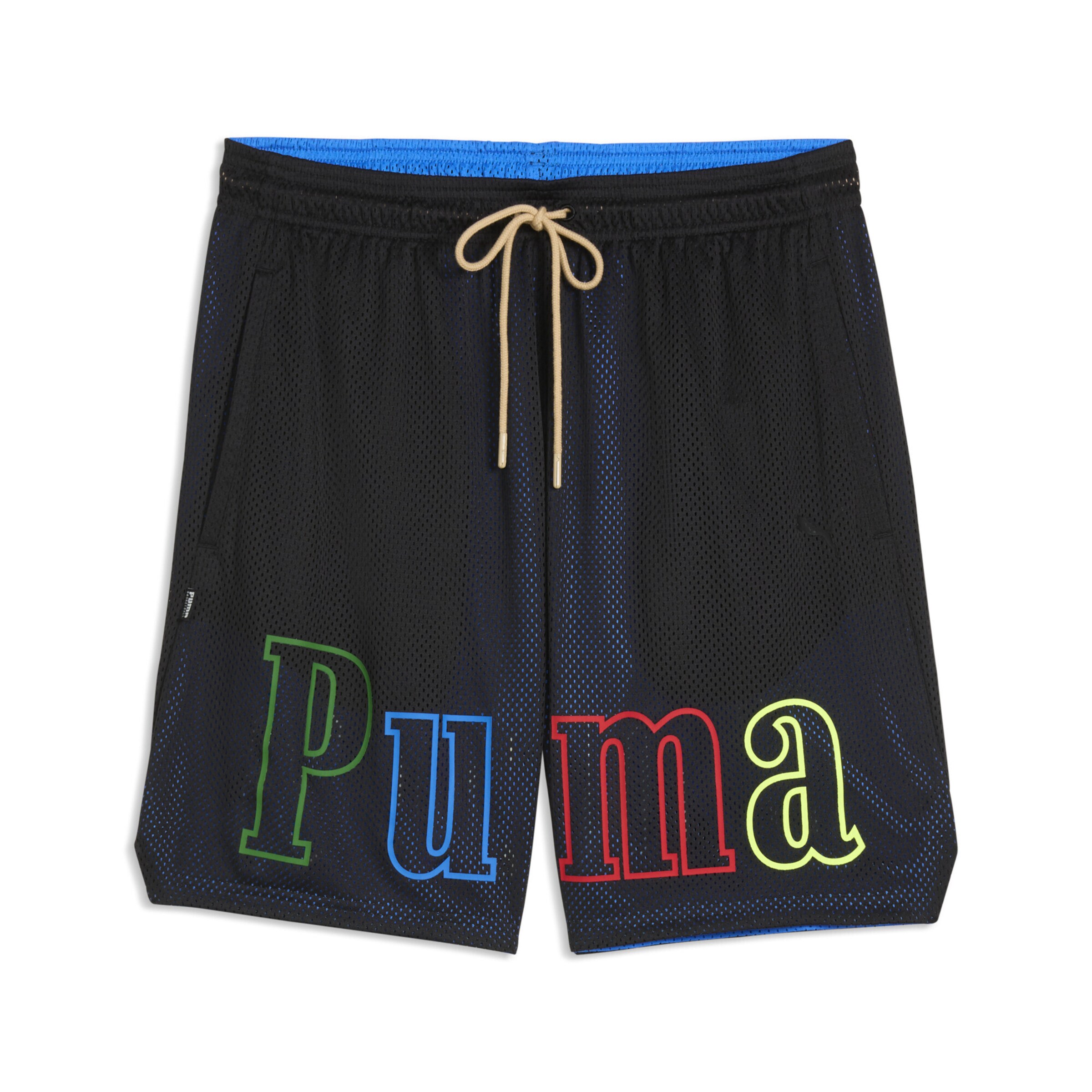 PUMA Workout Pants 'Memory Lane' in S/Regular in Azure / Green / Red / Black, Item view