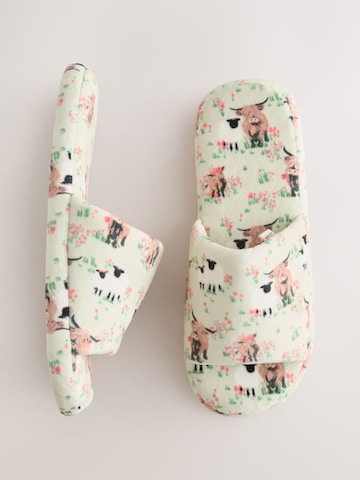 Next Slippers in Green