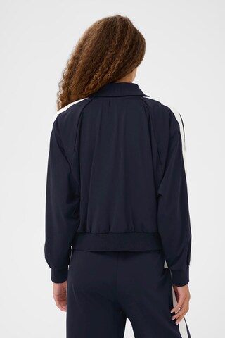 SAINT TROPEZ Sweatjacke 'OaklynnSZ' in Blau