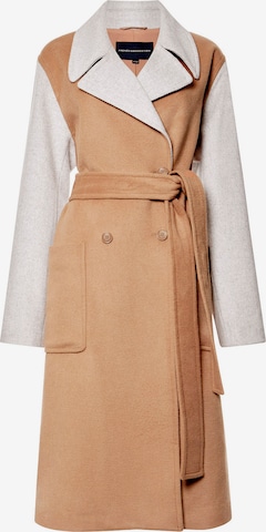 FRENCH CONNECTION Between-Seasons Coat 'Arli Favan' in Brown: front