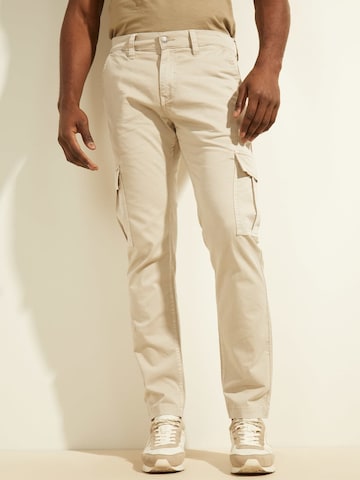 Slimfit Pantaloni cargo 'Lonta' di GUESS in beige