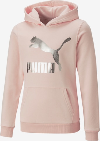 PUMA Sweatshirt in Roze: voorkant