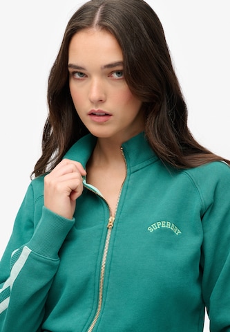 Superdry Trainingsjack in Groen