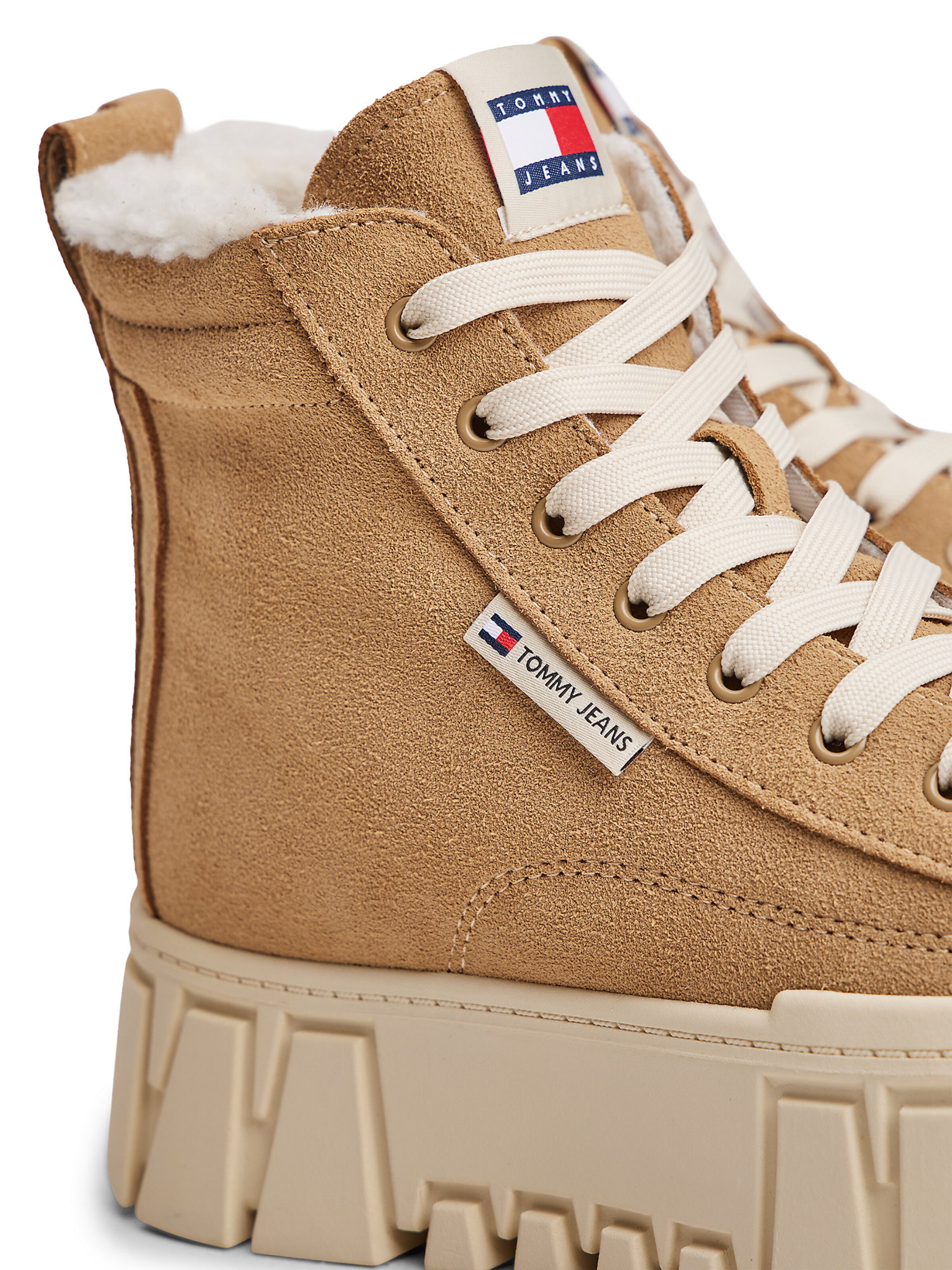 Baskets hautes Tommy Jeans en marron