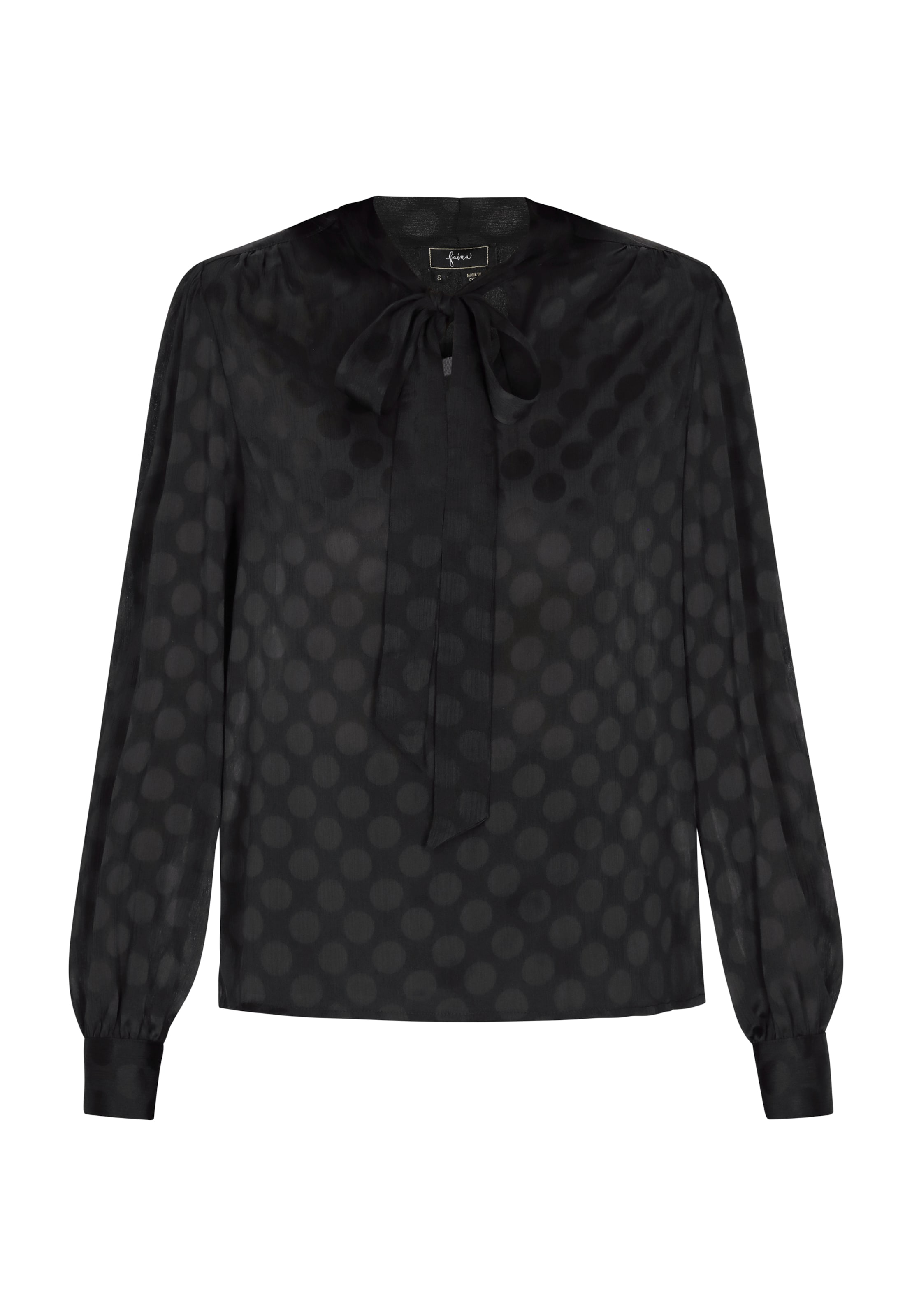 melns faina Blūze &#x27;Fashion Look&#x27;: no priekšpuses