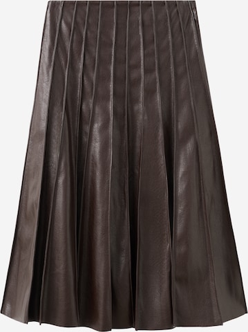 MANGOSuknja 'Dalia' - smeđa boja: prednji dio