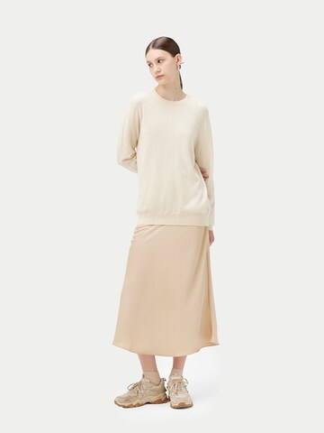 Pullover 'Women's Essential Cashmere Crewneck Sweater' di GOBI Cashmere in bianco