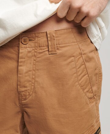 Superdry Regular Cargo trousers in Brown