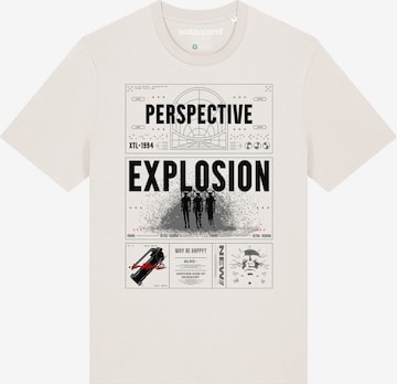 T-Shirt 'Perspektive' Watapparel en blanc : devant
