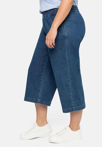 SHEEGO Wide leg Jeans in Blauw