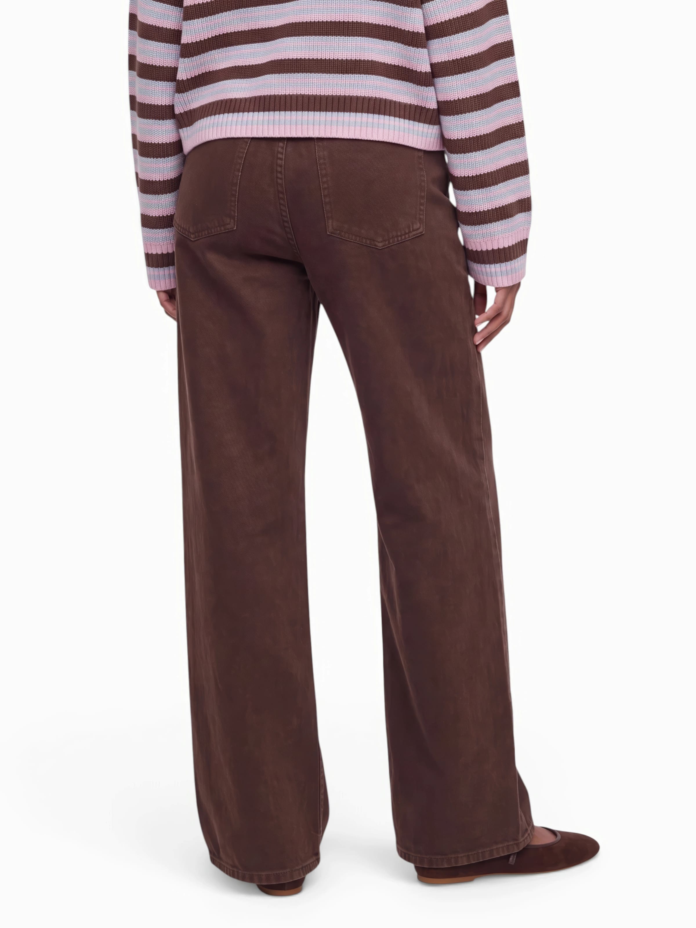 KAVAZI Wide leg Jeans in Bruin