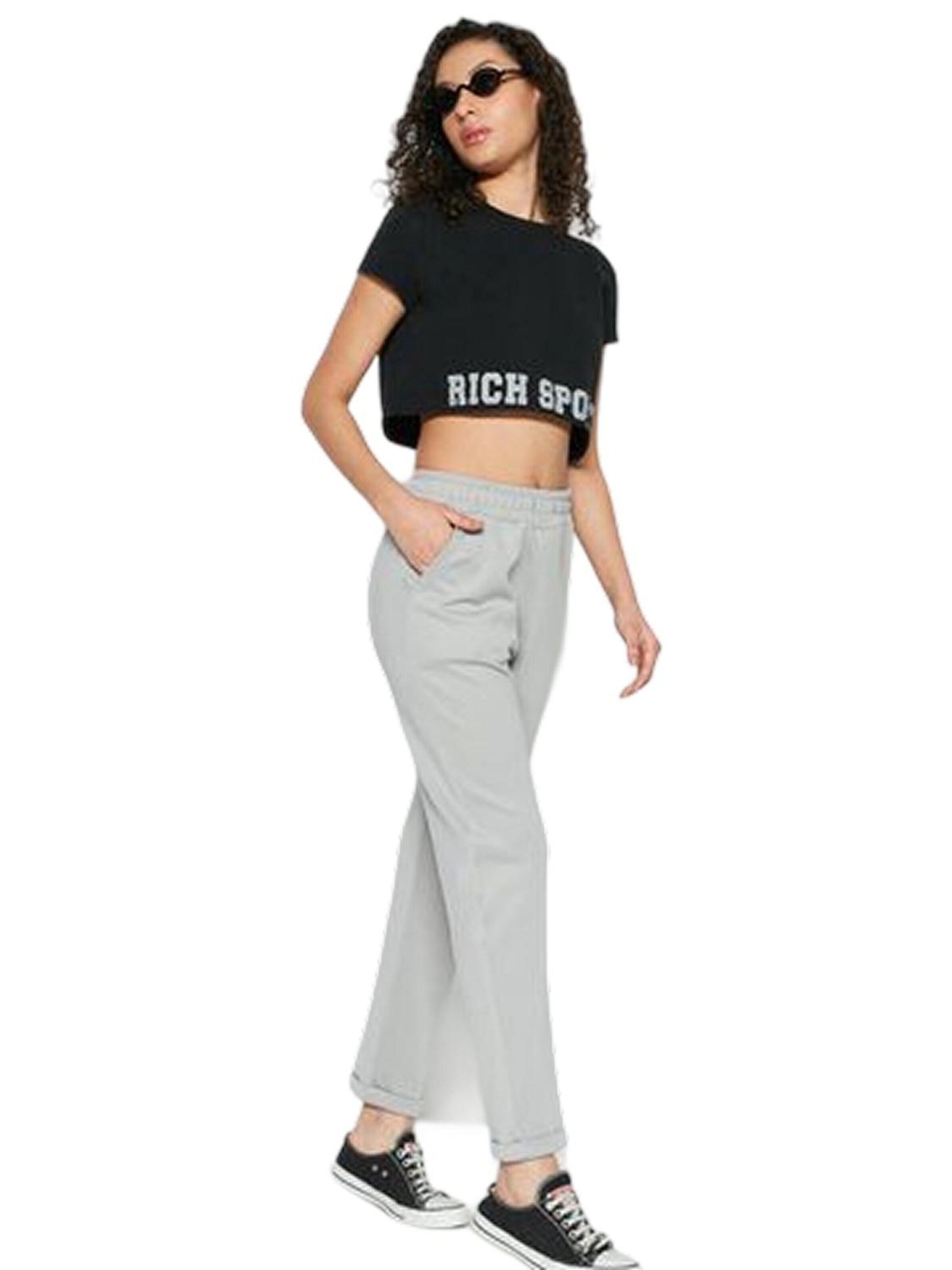 C&City Regular Broek in Grijs