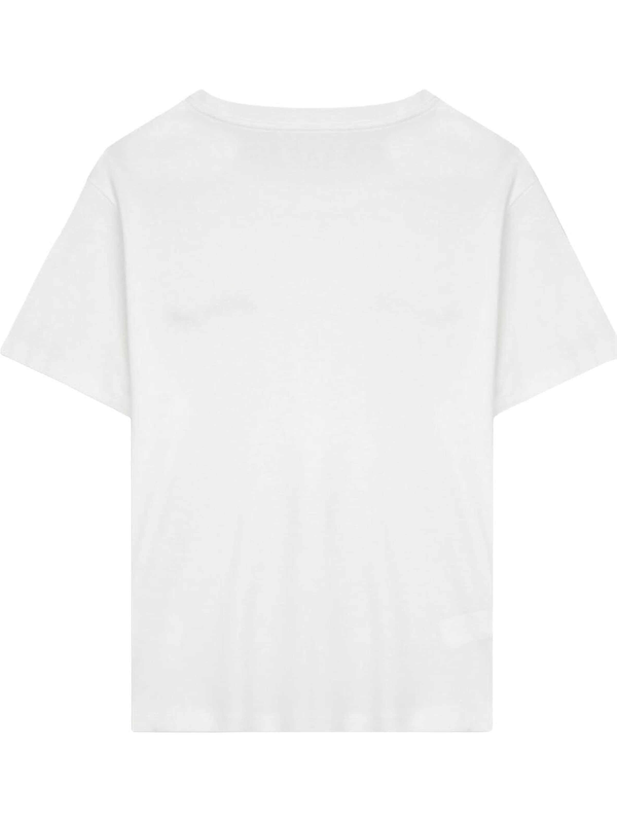 Maglietta 'LTB Jeans Kurzarm-T-Shirt mit minimalistischem Print' di LTB Jeans in bianco: frontale