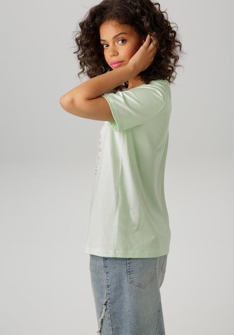 Aniston CASUAL T-Shirt in Grün