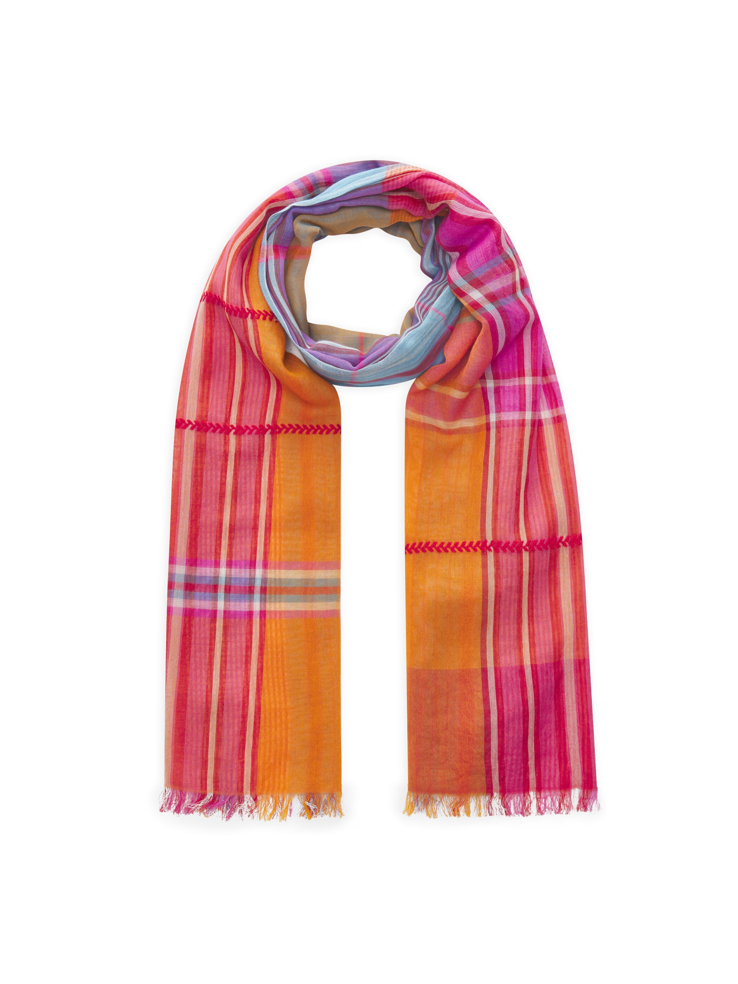 Écharpe CODELLO en orange : devant