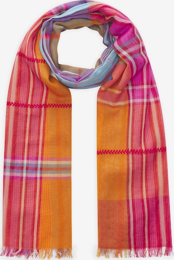 CODELLO Schal mit Karomuster in One Size in orange, Produktansicht
