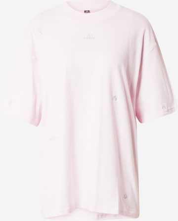 ADIDAS SPORTSWEAR Koszulka funkcyjna 'friend With Healing Crystals Inspired Graphics' w kolorze różowy: przód