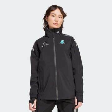 ADIDAS PERFORMANCE Sportjas 'Mercedes - Amg Petronas Formula One Team' in Zwart: voorkant