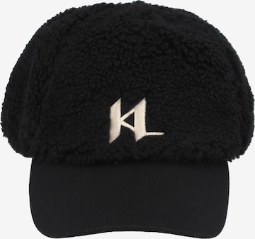 Cappello da baseball di Karl Lagerfeld in nero: frontale