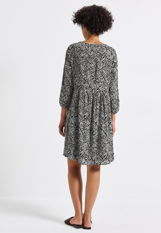 STREET ONE Blusenkleid in Schwarz