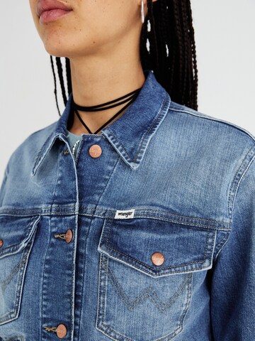 WRANGLER Φθινοπωρινό και ανοιξιάτικο μπουφάν 'HERITAGE' σε μπλε