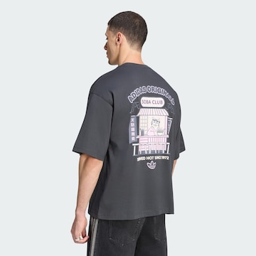 ADIDAS ORIGINALS - Camiseta 'Soba Cat' en gris: frente