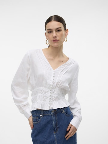 VERO MODA Bluse 'THEODORA' in Weiß