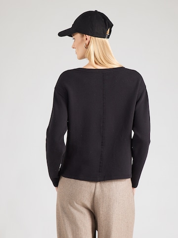 Bluză de molton de la s.Oliver pe negru