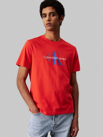 Calvin Klein Jeans T-Shirt in Rot: Vorderseite