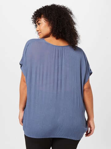 KAFFE CURVE Blouse 'Ami Stanley' in Blue