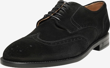 Henry Stevens Lace-Up Shoes 'Winston FBD' in Black: front