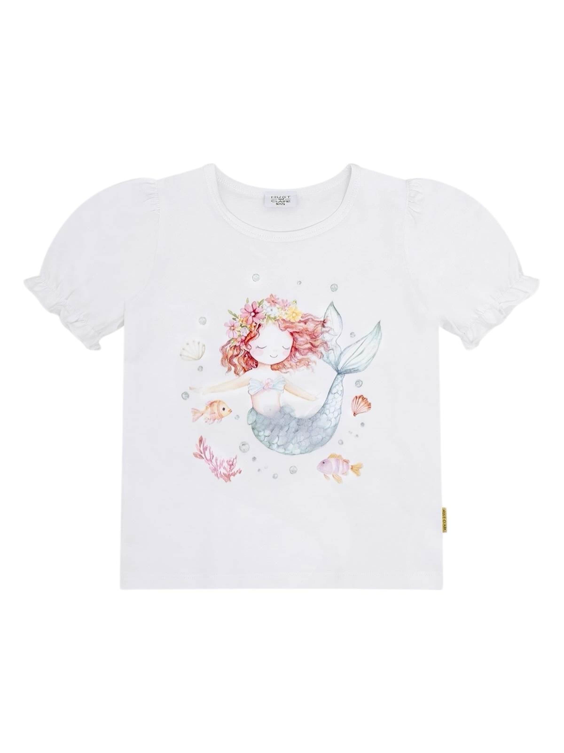 Hust & Claire Shirt 'Hust & Claire Mermaid Shirt HCAlma'‌‌‌‌‌‌‌‌‌ in Weiß: Vorderseite