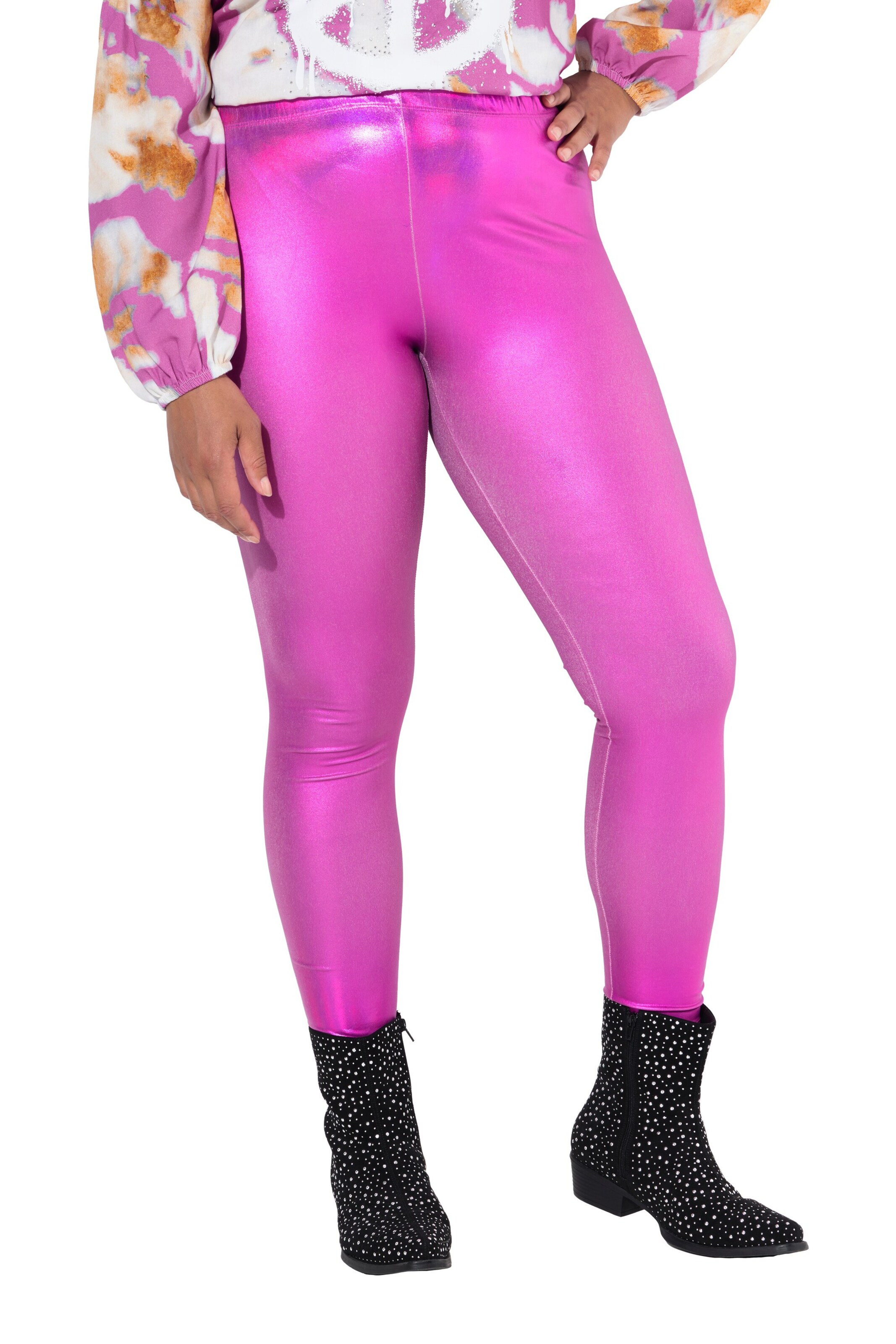 Angel of Style Skinny Leggings in Pink: front