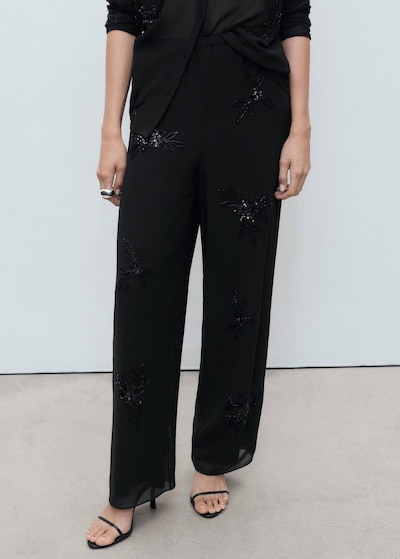 MANGO Pants in Black, Item view