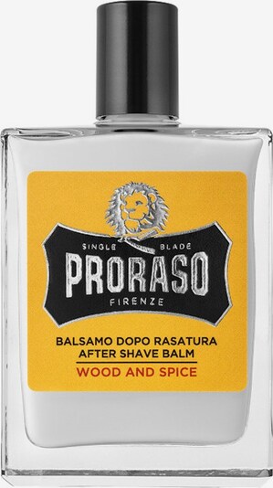 Proraso Balsam 'Wood & Spice' in gelb / schwarz / transparent / weiß, Produktansicht